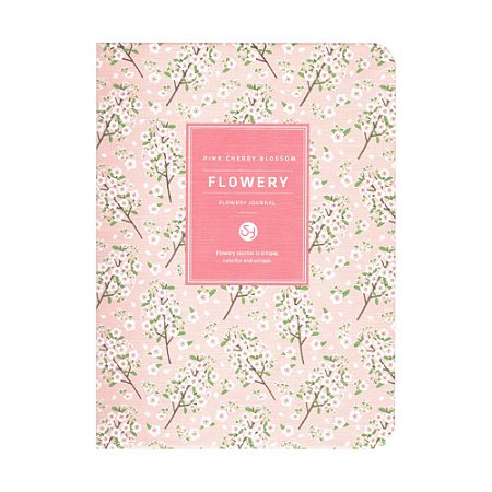 Agenda Permanente A6 (Não Datado) Planner Pink Cherry Blossom