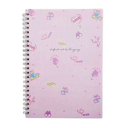 Caderno Espiral Pautado A5 Hello Kitty My Melody