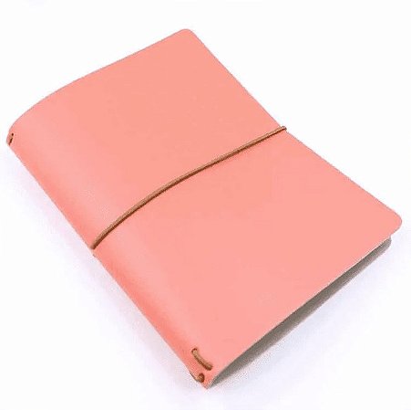 Capa Rosa Coral (Para 4 Blocos) Para Planner A.Craft Tamanho Padrão