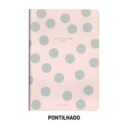 Caderno Pontilhado Bubble Cream Para Planner A.Craft Tamanho Padrão