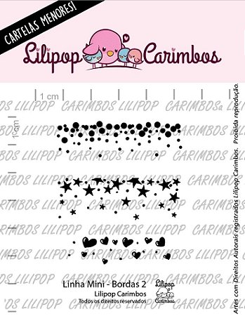 Kit de Carimbos Mini Bordas 2- Lilipop