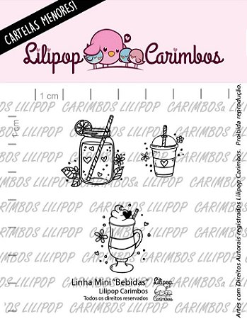Carimbo Mini Bebidas- Lilipop