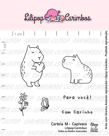 Kit de carimbos M Capivara