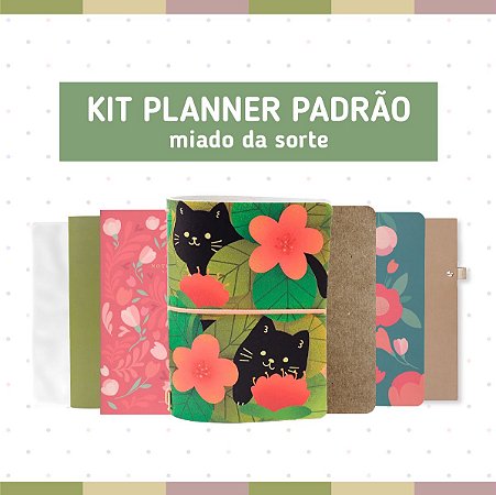 Kit Planner Padrão Miado da Sorte