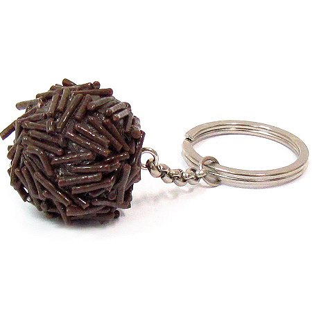 Chaveiro de Comidinhas - Brigadeiro