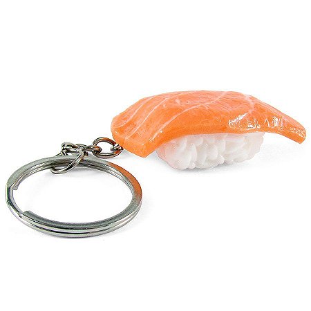 Chaveiro de Comidinhas - Sushi de Salmão