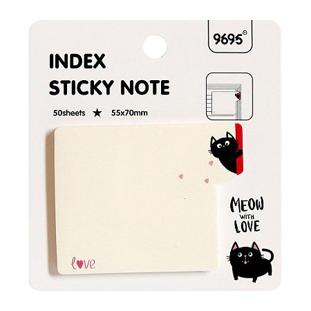 Post-it Index Sticky Note 9695 - Gato Creme