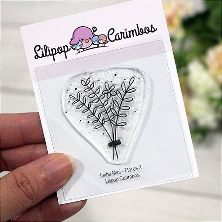 Carimbo Mini Flores 2 - Lilipop