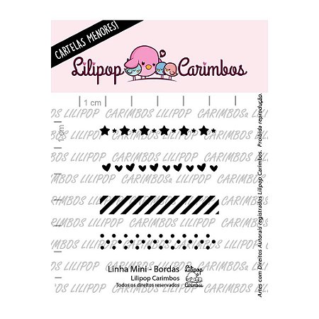 Kit de Carimbos Mini Bordas - Lilipop