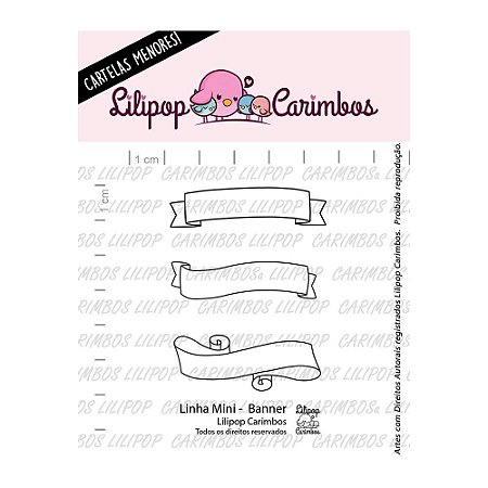 Kit de Carimbos Mini Banner - Lilipop