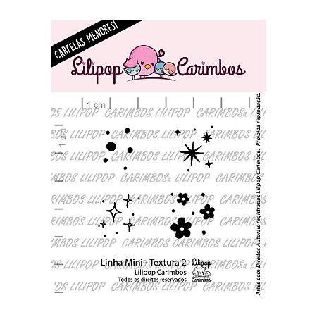 Kit de Carimbos Mini Textura 2 - Lilipop