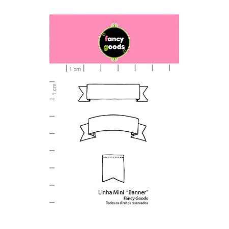 Kit de Carimbos Mini Exclusivos Fancy Goods Banner - Lilipop