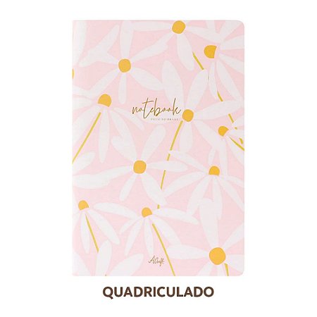 Caderno Quadriculado Le Jardin Para Planner A.Craft Tamanho Padrão