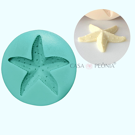 Molde de Silicone Estrela do Mar Grande
