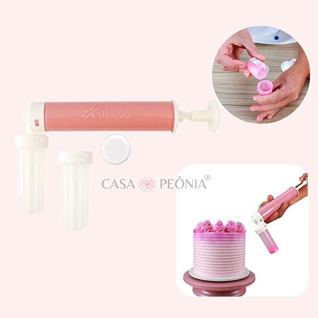 Borrifador Pulverizador de Pó Rosa