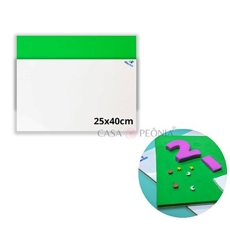 Placa Antiaderente Dupla Face com EVA 40cm X 25cm - Pequena