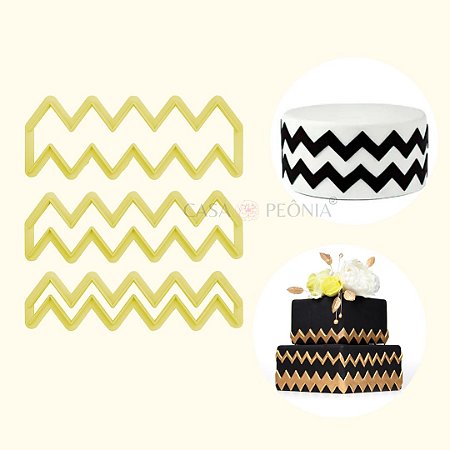 Kit Cortador Chevron - 3 Peças