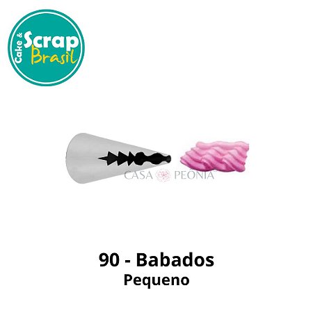 Bico de Confeitar Babados 90 - Pequeno