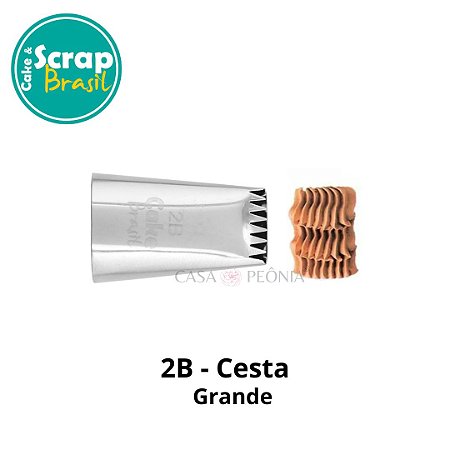 Bico de Confeitar Cesta 2B - Grande