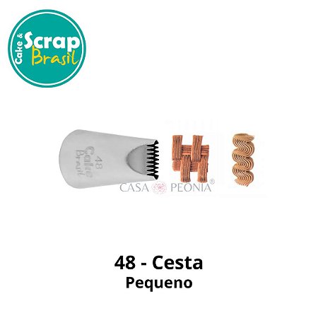 Bico de Confeitar Cesta 48 - Pequeno