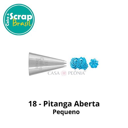 Bico de Confeitar Pitanga Aberta 18 - Pequeno