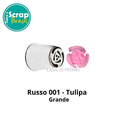 Bico de Confeitar Russo Tulipa 001 - Grande