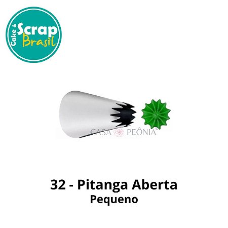 Bico de Confeitar Pitanga Aberta 32 - Pequeno