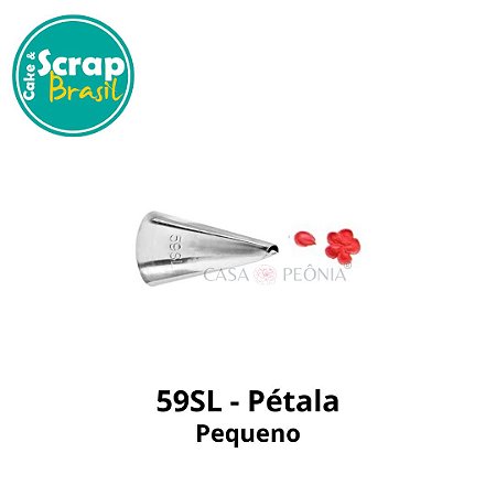 Bico de Confeitar Pétala Para Canhoto 59SL - Pequeno