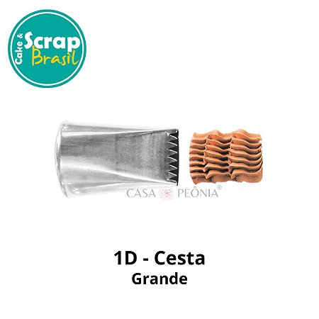 Bico de Confeitar Cesta 1D - Grande