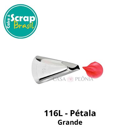 Bico de Confeitar Pétala Para Canhoto 116L - Grande
