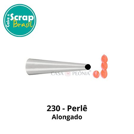 Bico Para Rechear Perlê 230 - Alongado
