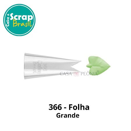 Bico de Confeitar Folha 366 - Grande