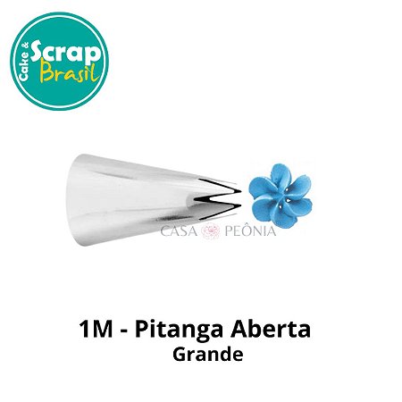Bico de Confeitar Pitanga Aberta 1M - Grande