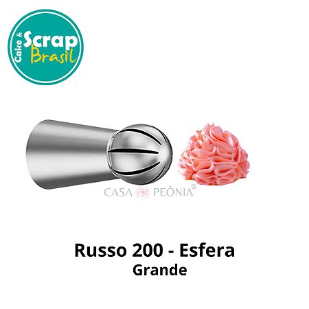 Bico de Confeitar Russo Esfera 200 - Grande