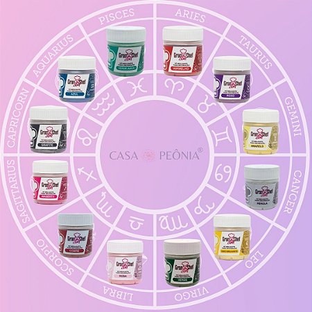 Pó Para Decoração Brilhante Signos - 3g