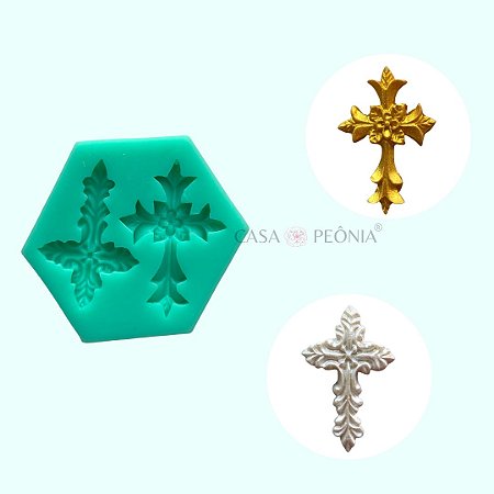 Molde de Silicone Cruz Gótica