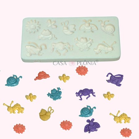 Molde de Silicone Insetos e Animais