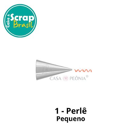 Bico de Confeitar Perlê 1 - Pequeno