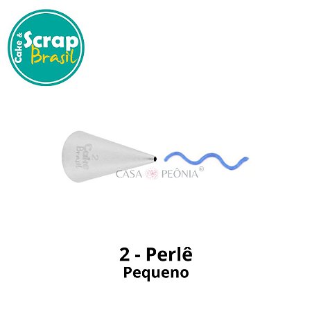 Bico de Confeitar Perlê 2 - Pequeno