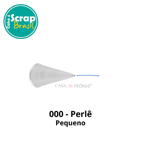 Bico de Confeitar Perlê 000 - Pequeno