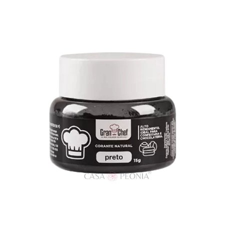 Corante Alimentício em Pó Preto Chocolate - 15g