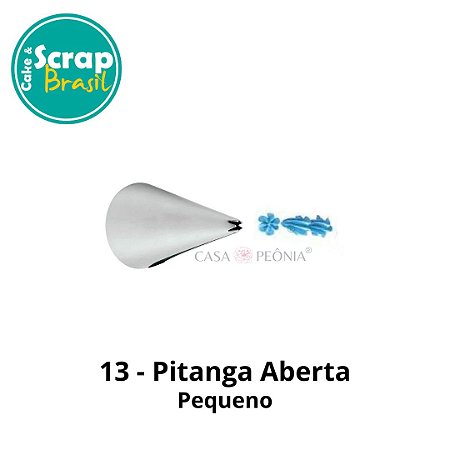 Bico de Confeitar Pitanga Aberta 13 - Pequeno