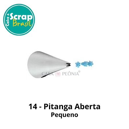 Bico de Confeitar Pitanga Aberta 14 - Pequeno