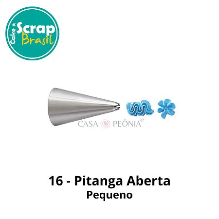 Bico de Confeitar Pitanga Aberta 16 - Pequeno