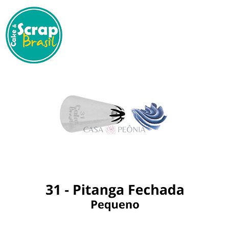 Bico de Confeitar Pitanga Fechada 31 - Pequeno