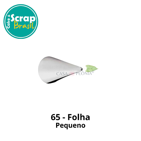Bico de Confeitar Folha 65 - Pequeno