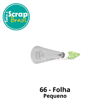 Bico de Confeitar Folha 66 - Pequeno