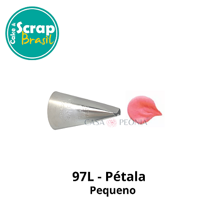 Bico de Confeitar Pétala Para Canhoto 97L - Pequeno