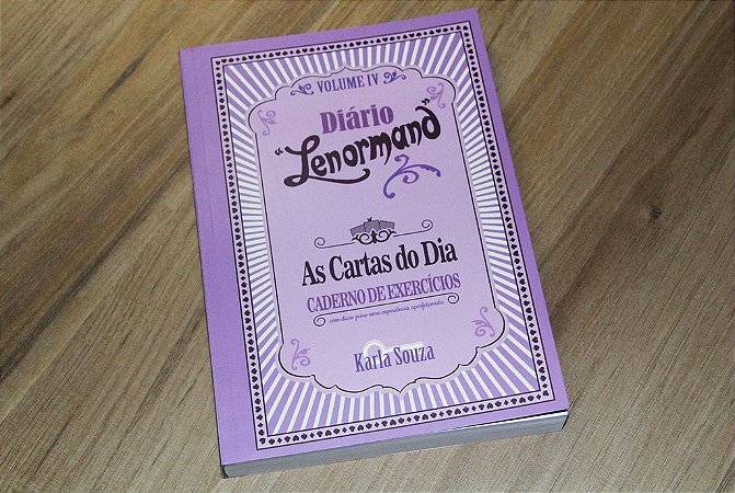 Diário Lenormand Volume 4 - de Karla Souza [Lombada]