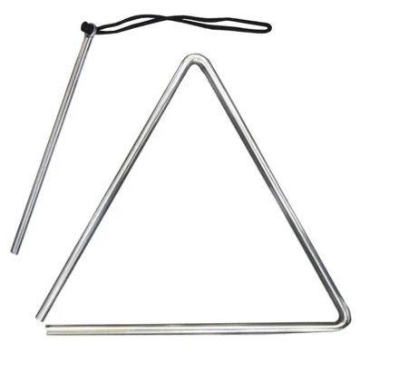 Triângulo Metal Cromado PHX - 30cm x 10mm